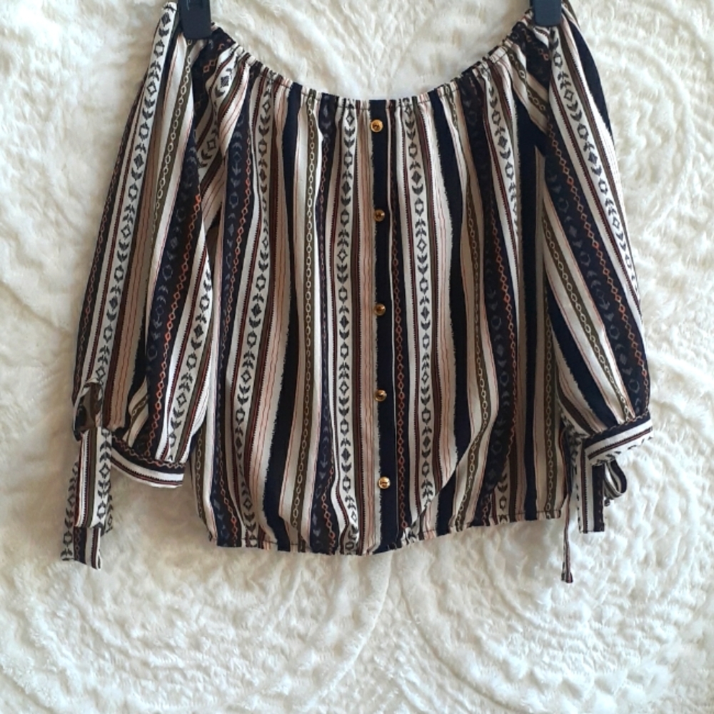 Off the shoulder shirt